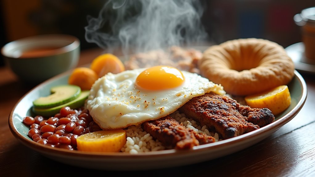 colombian hearty traditional platter