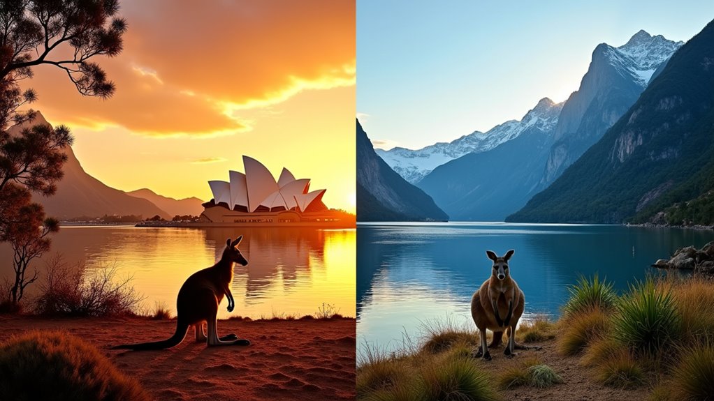 compare australia and new zealand