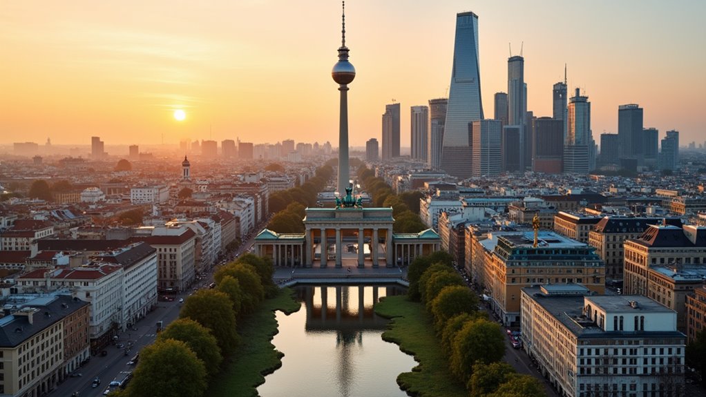 compare berlin and frankfurt