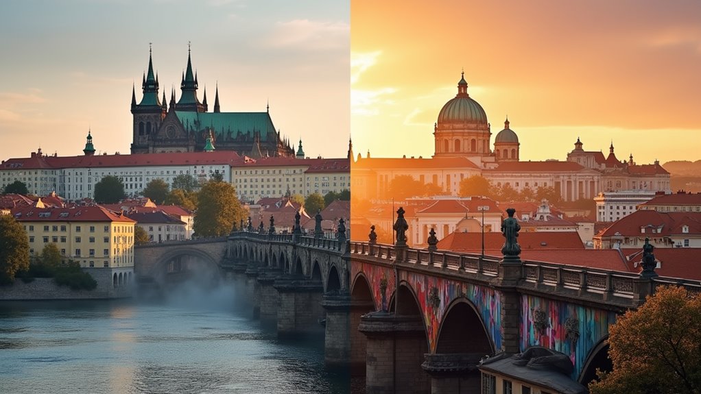 compare prague and berlin