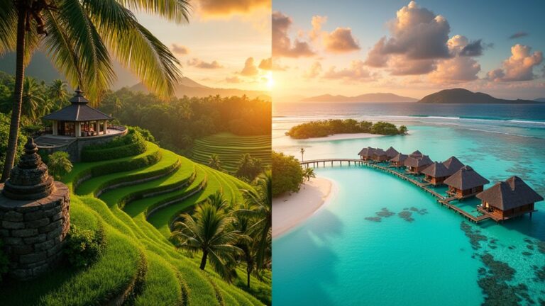 comparing bali and fiji