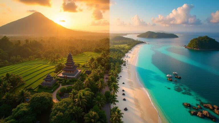 comparing bali and lombok