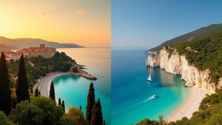 comparing corfu and lefkada