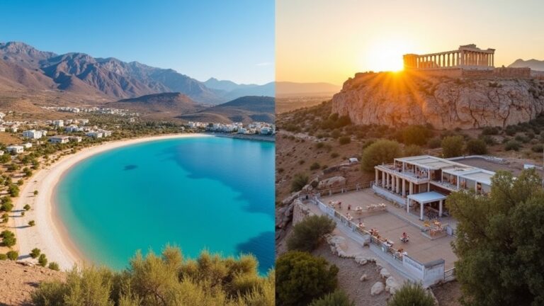 comparing crete and athens