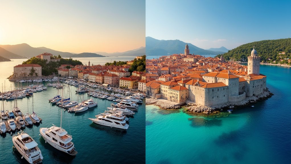 comparing hvar and kor ula