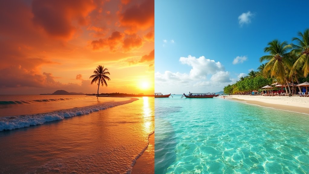 comparing koh lanta and koh samui