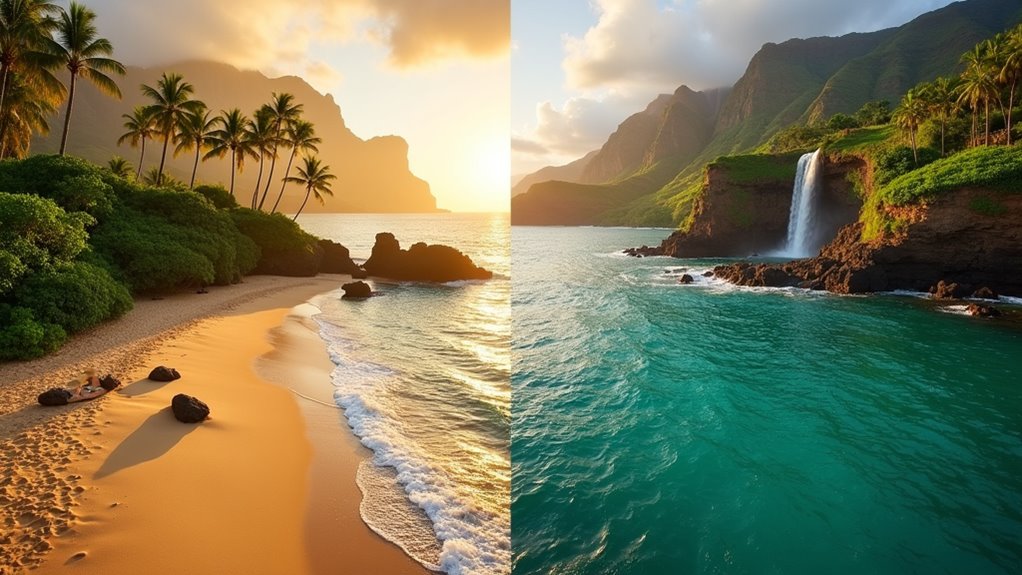 comparing lanai and kauai