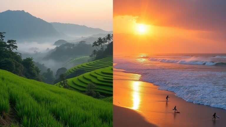 comparing ubud and canggu