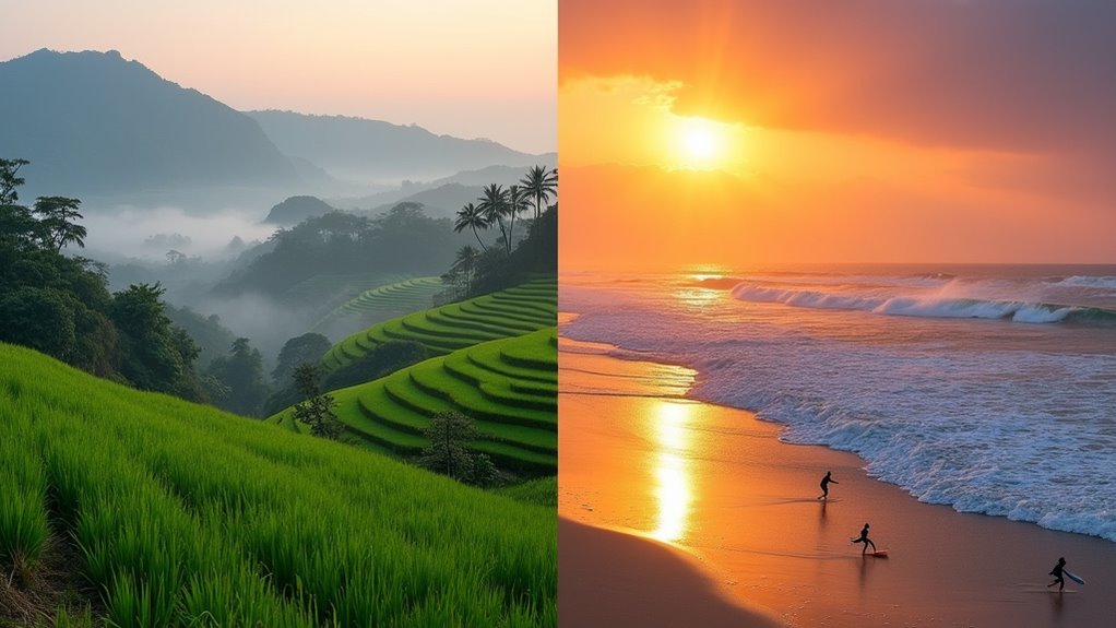 comparing ubud and canggu