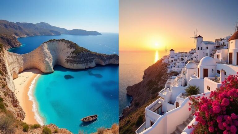 comparing zakynthos and mykonos