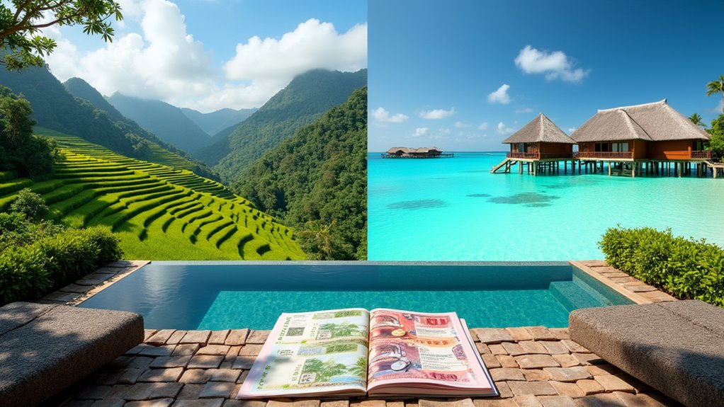 cost differences between destinations