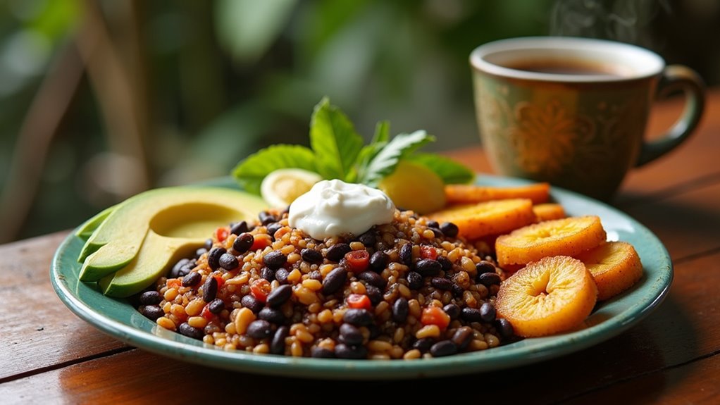 costa rican breakfast staple