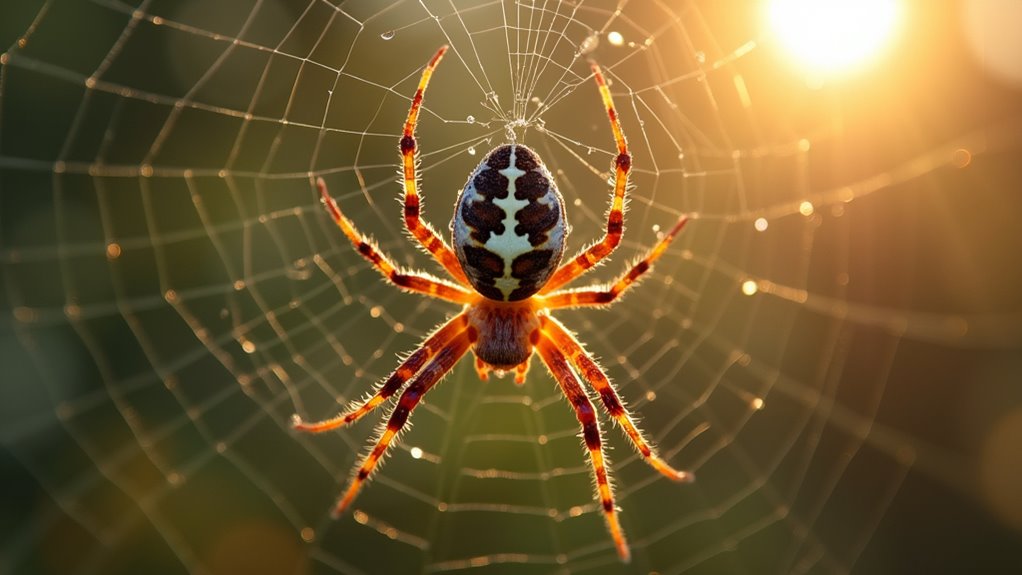 cross shaped garden spider
