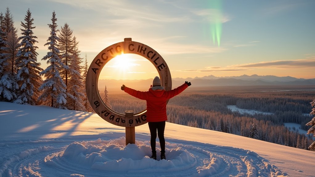 crossing arctic circle milestone