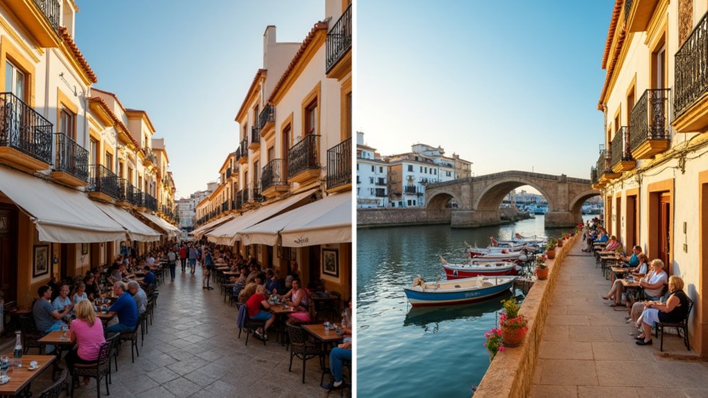 cultural contrast tavira versus faro