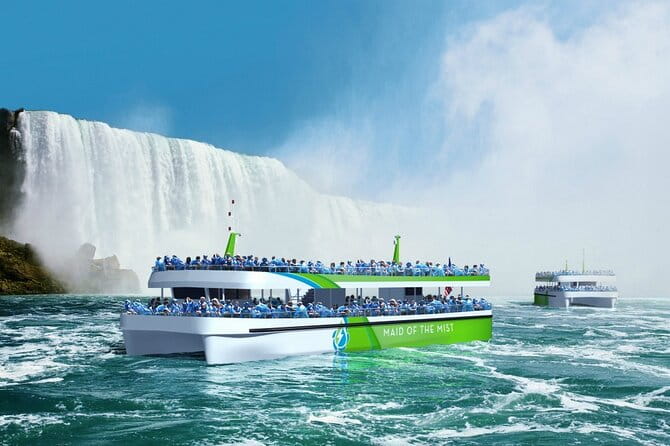 All inclusive Niagara Falls Day/Night Illumination Tour & Boat - The Nighttime Illumination: A Spectacle to Remember