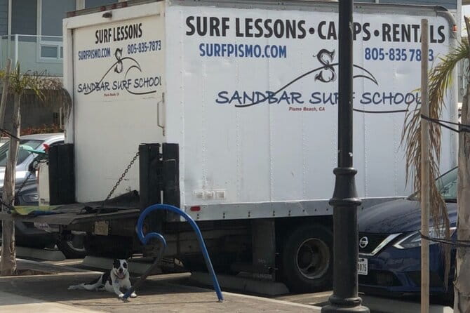 Pismo Beach, California, Surf Lessons - The Actual Tour Itinerary