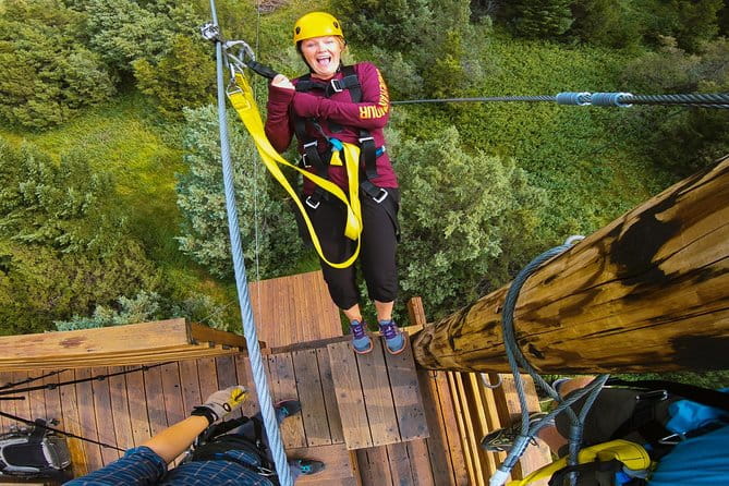 Ziplining across the Beautiful Gallatin River - In The Sum Up
