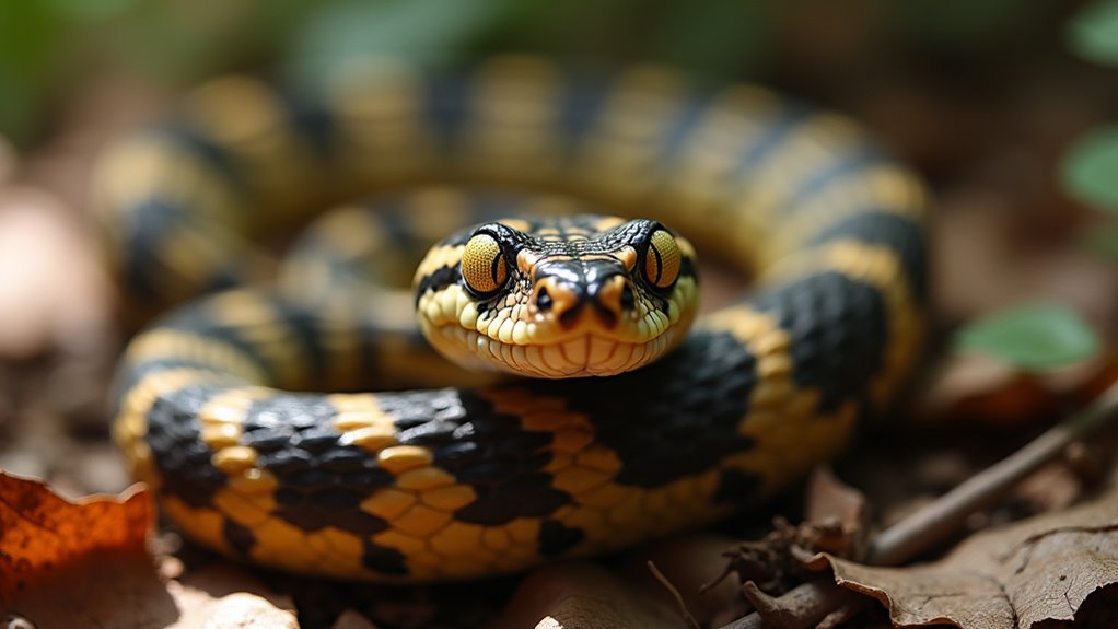 defensive lunging mountain viper