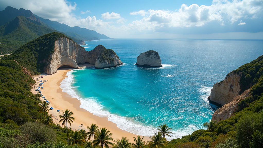 desert versus tropical paradise