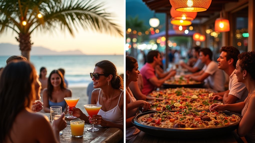 distinct nightlife and cuisine