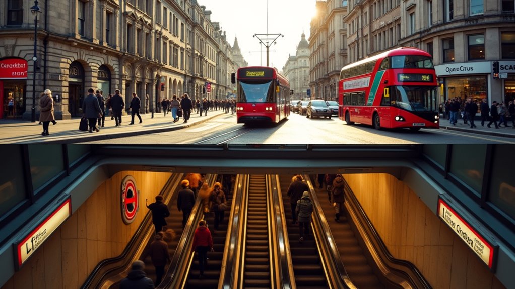 distinct transit networks comparison