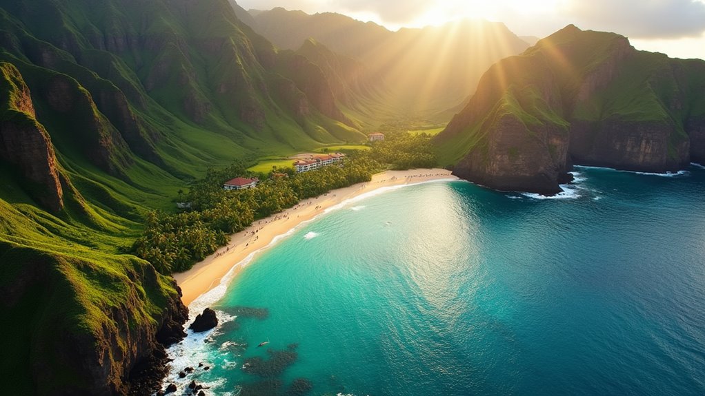 diverse hawaiian coastal beaches