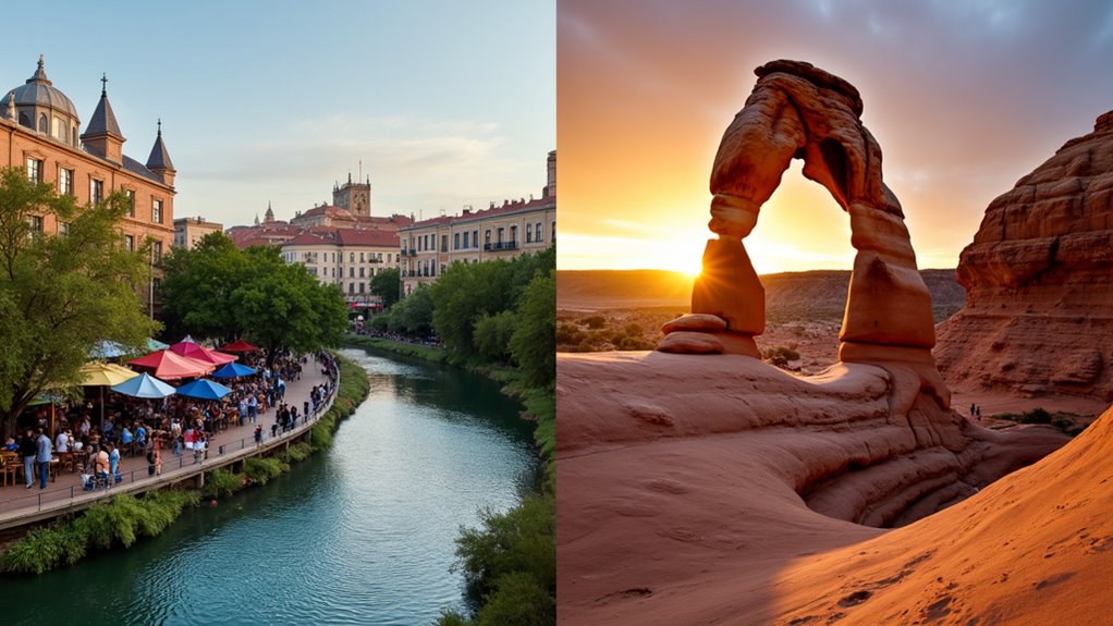 diverse urban and natural tourism