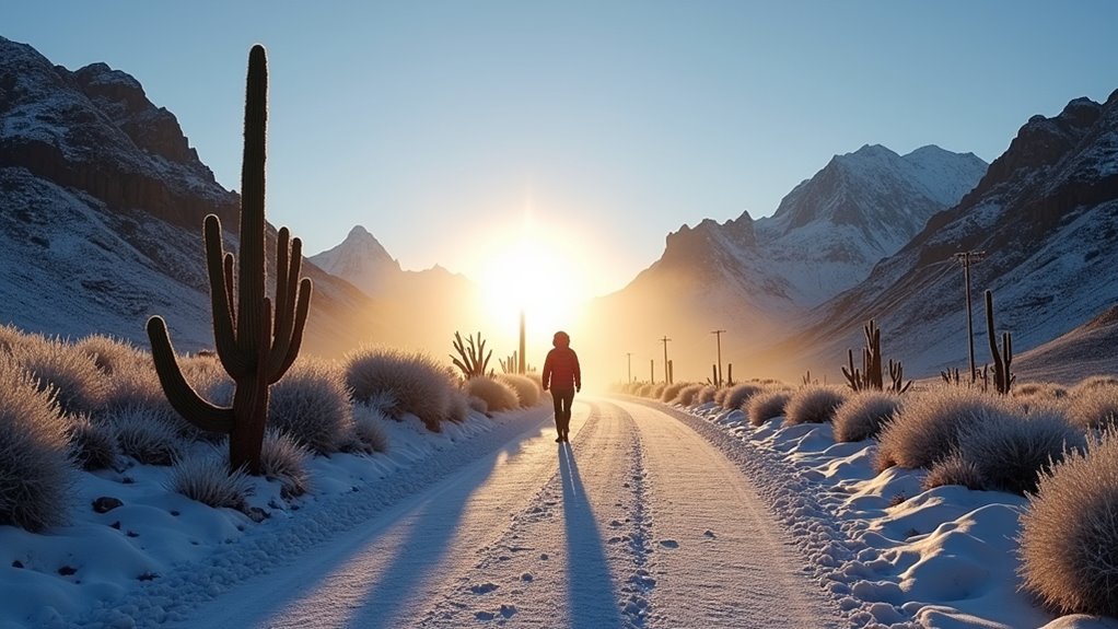 dramatic seasonal temperature swings