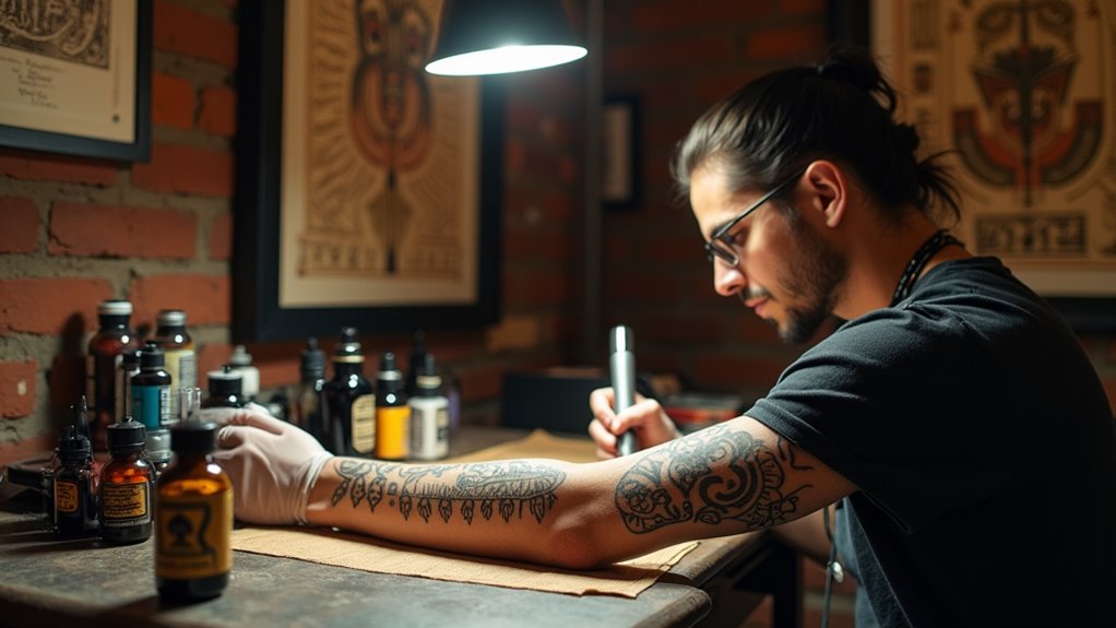 egyptian cultural tattoo fusion
