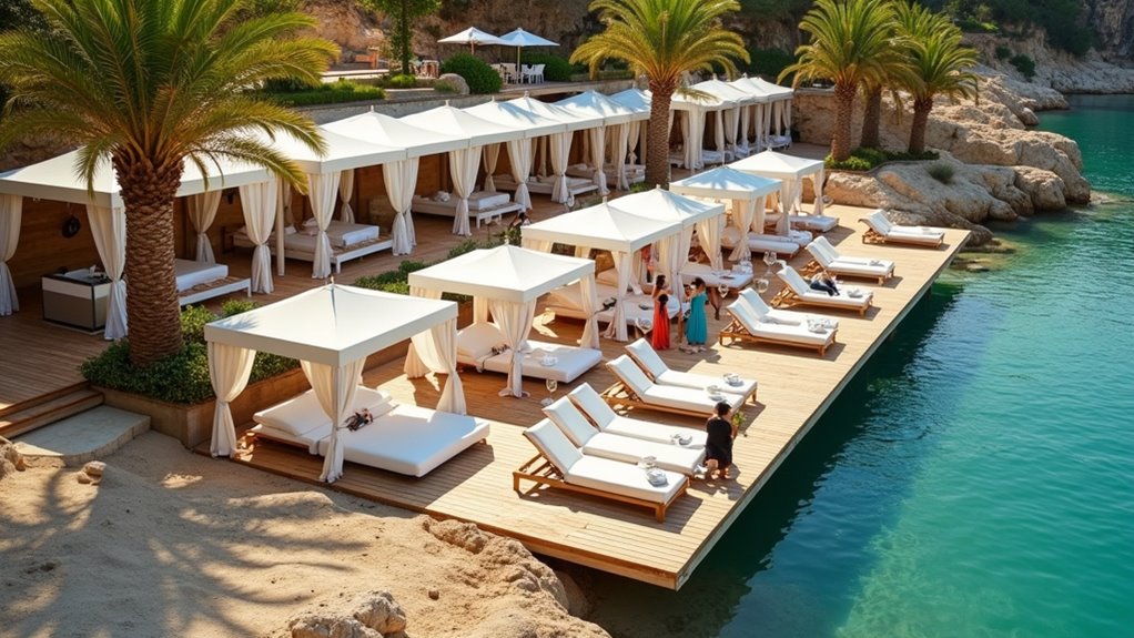 elegant mediterranean beach retreat
