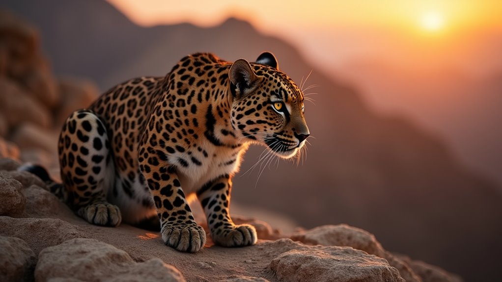 elusive mountain leopard predator