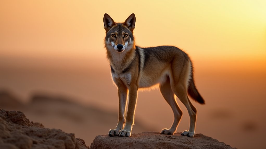 endangered arabian wolf habitat