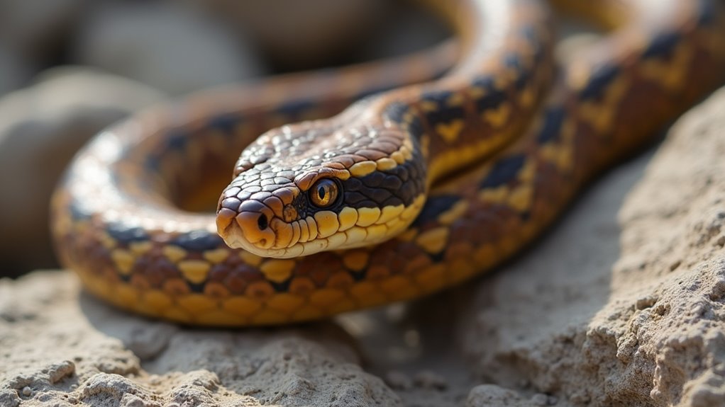 endangered solitary venomous viper