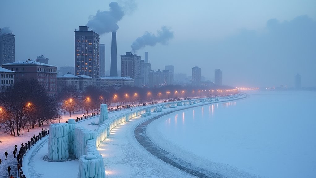 extreme seasonal temperature fluctuations