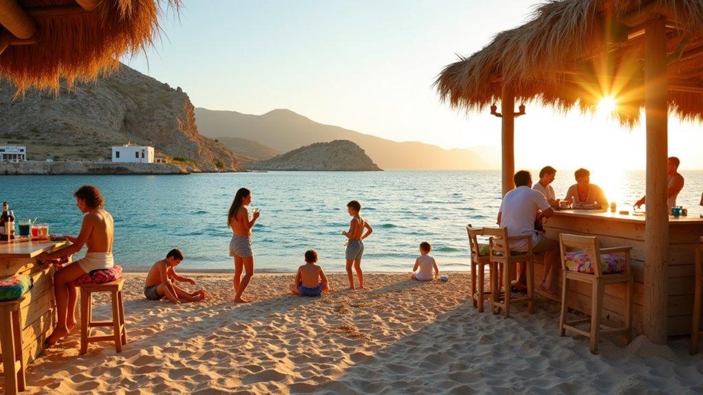 family friendly milos beach