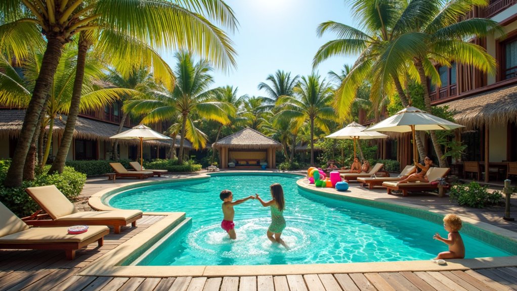 family friendly pools and amenities