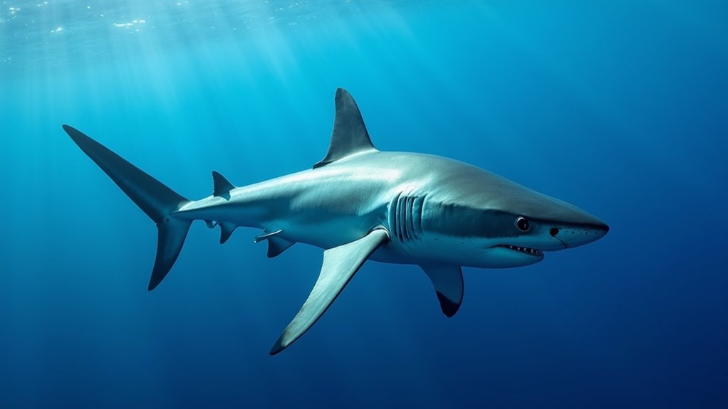 fast blue streamlined predators