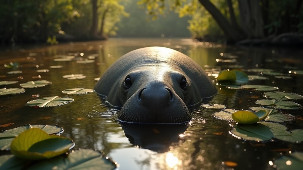 gentle amazonian freshwater herbivores
