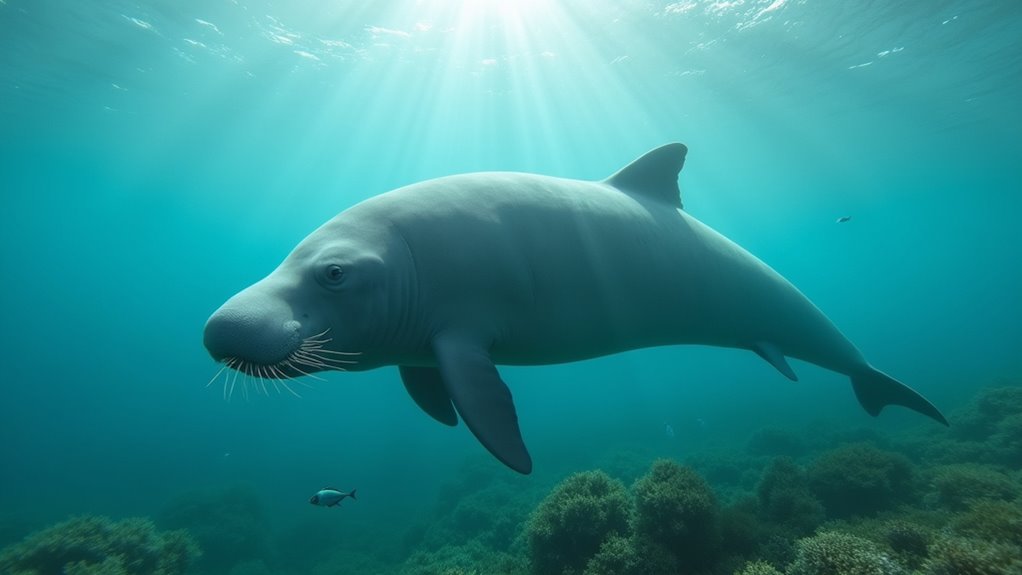 gentle marine herbivores threatened