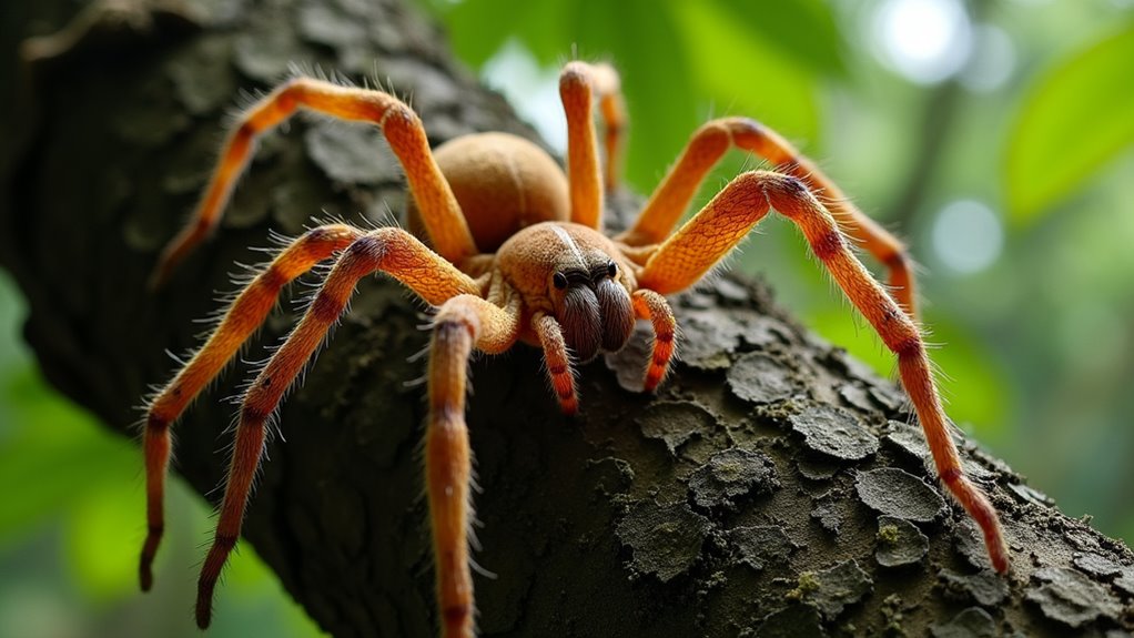 giant huntsman spider s cave habitat