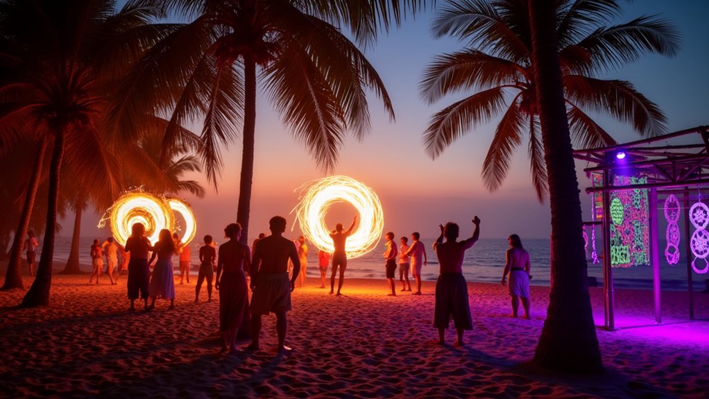 goa trance beach parties
