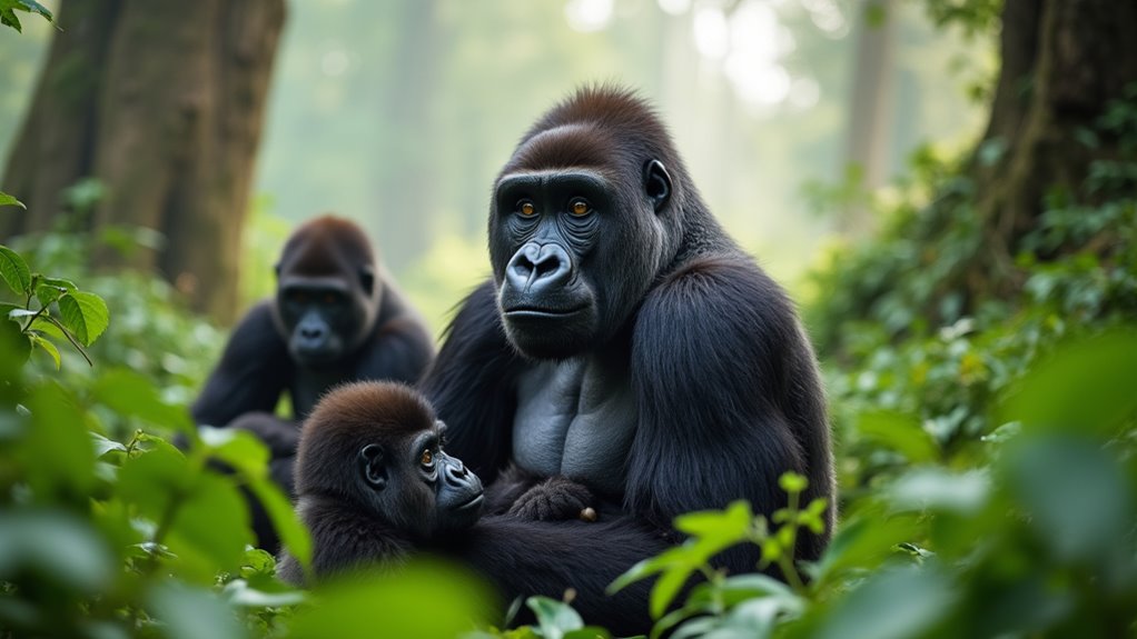 gorilla families and conservation
