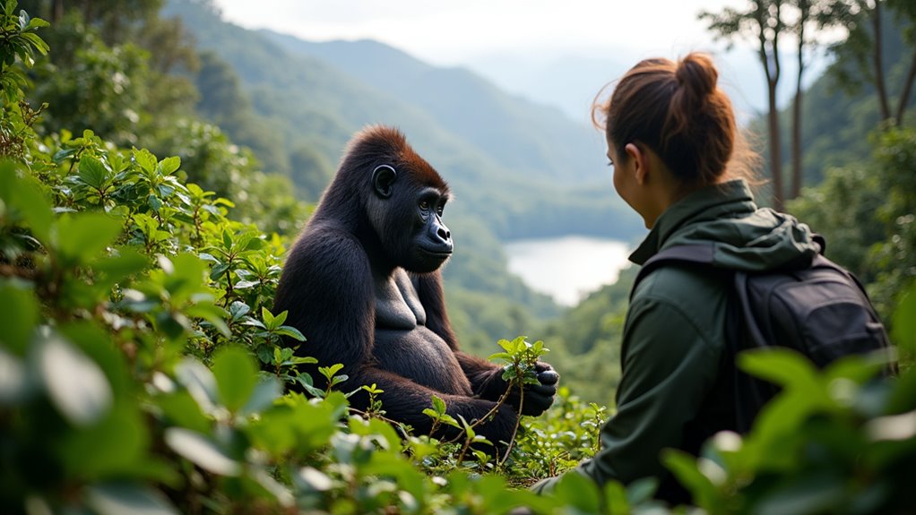 gorillas summit crater lake