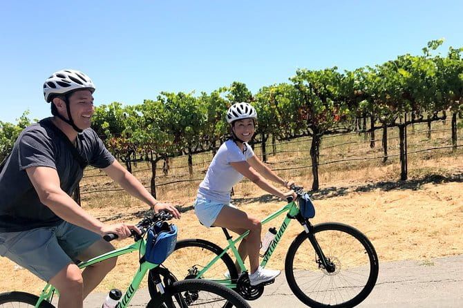 Guided Healdsburg Wine Country Bike and Wine Tasting Tour with lunch - Key Points