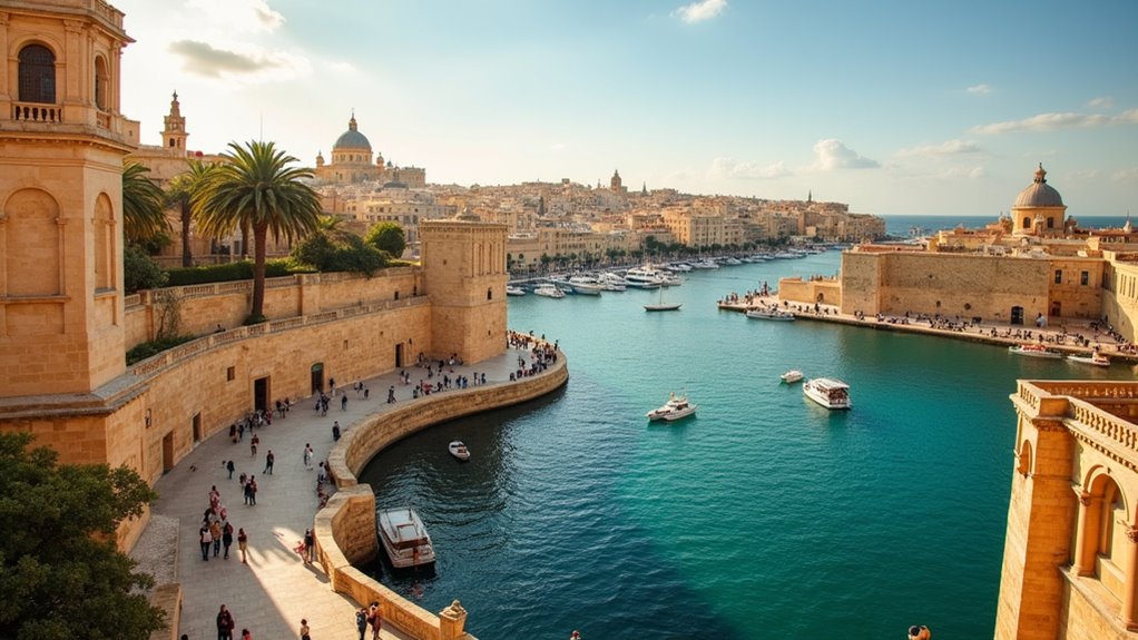 harbor views and gardens