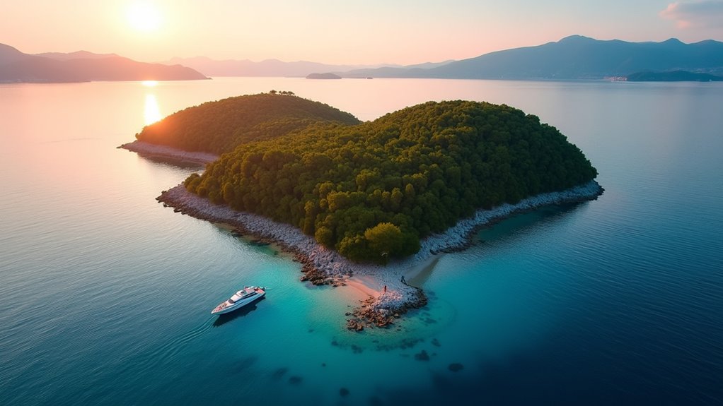 heart shaped island romance