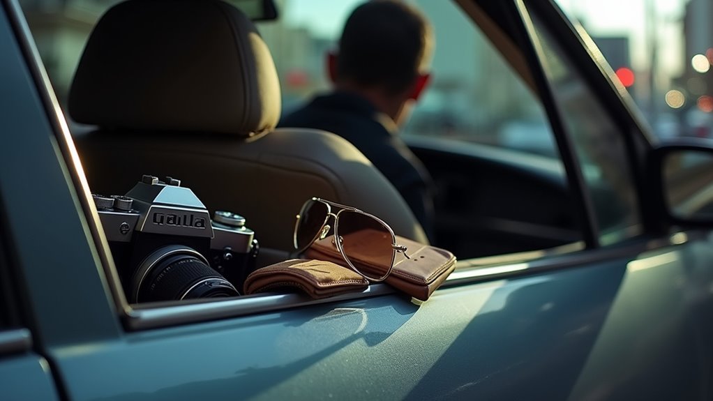 hide valuables from view