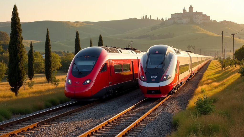 high speed train comparison italy