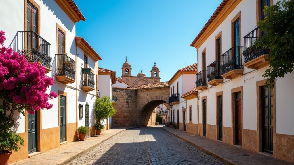historic architecture and scenic views